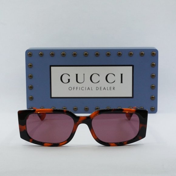 FINAL PRICE NEW GUCCI GG1534S 006 ORANGE VIOLET SUNGLASSES - Picture 2 of 10